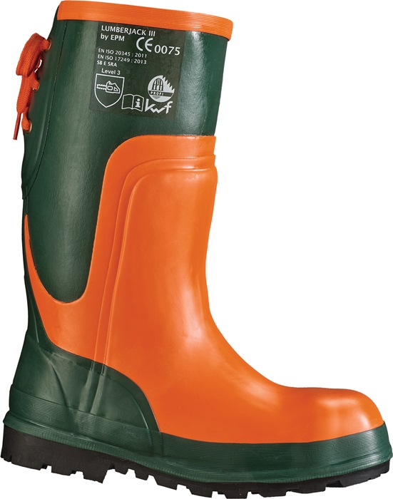 FELDTMANN 35510-43 Forstsicherheitsstiefel Ulme Größe 43 W. extra breit grün/ora