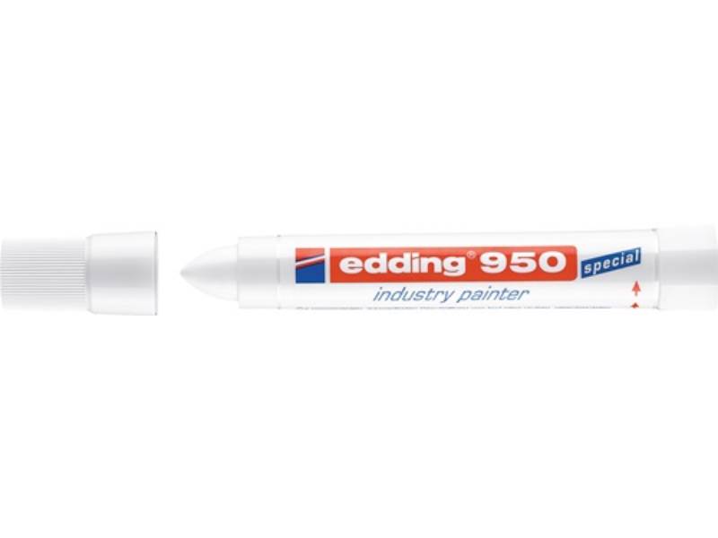 EDDING 4-950049 Pastenmarker 950 weiß Strichbreite 10 mm Rundspitze