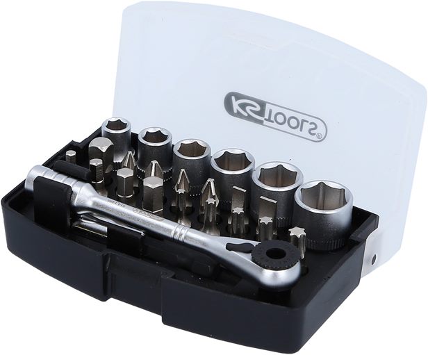 KS-Tools 911.2010 1/4'' Bit-Satz, 24-tlg