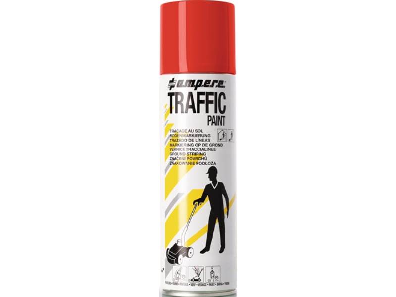 AMPERE 10605 Bodenmarkierspray TRAFFIC PAINT® 500 ml rot