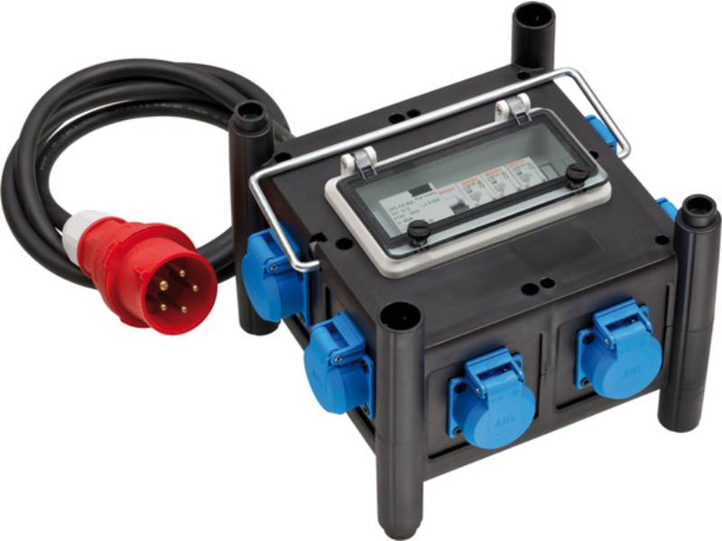 BRENNENSTUHL 1153690600 Stromverteiler BSV 3-FI / TPE 2m H07RN-F5G2.5 - 7x230V