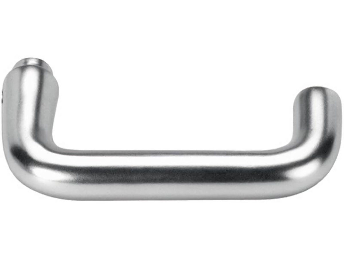 AMF 15503 Türdrückerlochteil 475L Leichtmetall F1 / silberfarbig Schlosskästen g