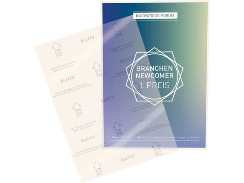 LEITZ 7478-00-00 Laminierfolie  DIN A4 L303xB216 mm Folienstärke 80 µm