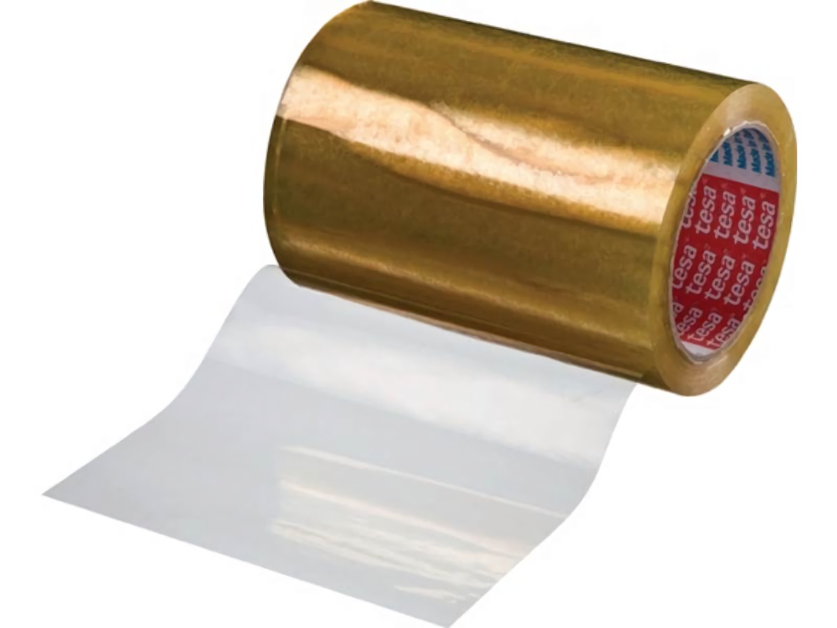 Etikettenschutzfolie tesafilm® 4204 farblos L.66m B.150mm
