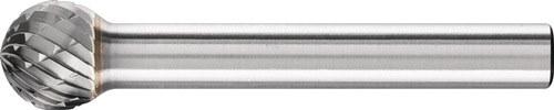PFERD TOOLS 21112726 Frässtift KUD Ø 10 mm Kopflänge 9 mm Schaft-Ø 6 mm Hartmeta