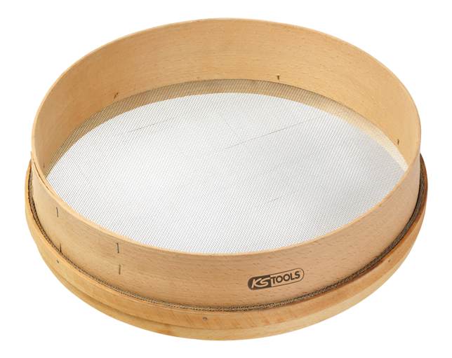 KS Tools 144.0563 Sandsieb Ø 420mm, Holz, Maschenweite 2,3mm