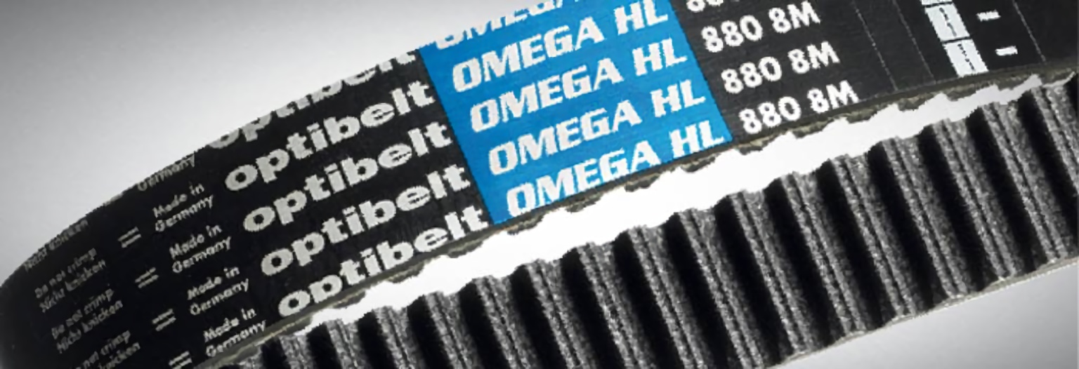 optibelt OMEGA HP Wickel 174 3MHP 470 / 3MHP 17477ZA Hochleistungs-Zahnriemen Hochleistungs-Zahnriemen für HTD und RPP Scheiben Der optibelt OMEGA HP ist ein Hochleistungs-Zahnriemen, der speziell für hohe Belastungen und schnell laufende Antriebe entwick