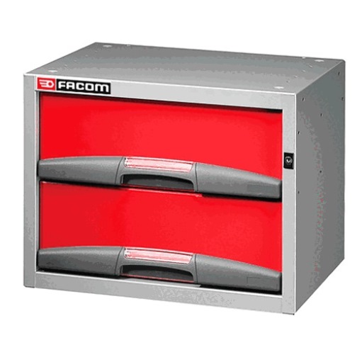 Facom F50000041 Matrix Regal, klein, tief, mit 2 festen Schubladen