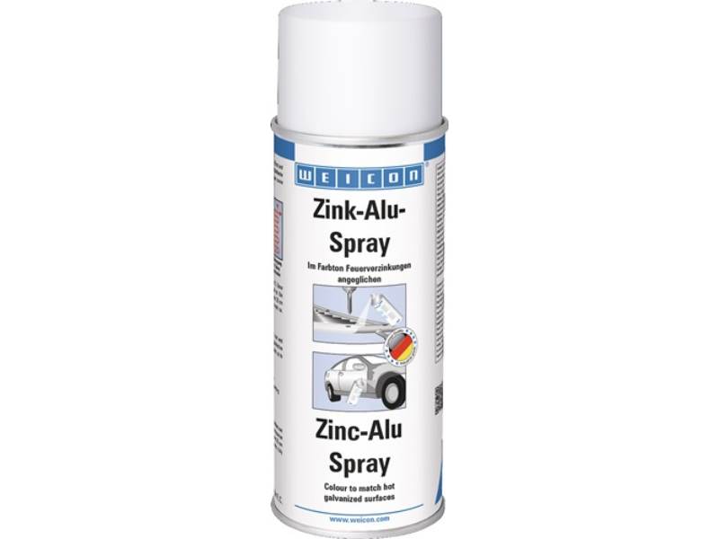 WEICON 11002400 Zinkaluspray  alufarben 400 ml