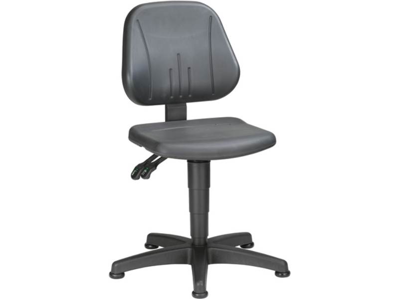 BIMOS 9650-   2000 Arbeitsdrehstuhl Unitec Bodengleiter Integralschaum schwarz 4
