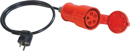 BENNING 44122 Messadapter  für 3-phasige Verbraucher passiv 16 A CEE-Schutzkonta