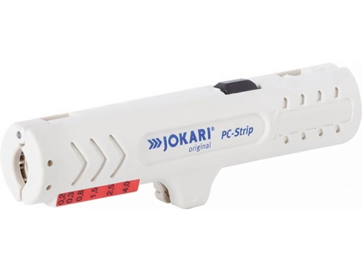 JOKARI 30160 Abmantelungswerkzeug PC-Strip Gesamtlänge 124 mm Arbeitsbereich Ø 5