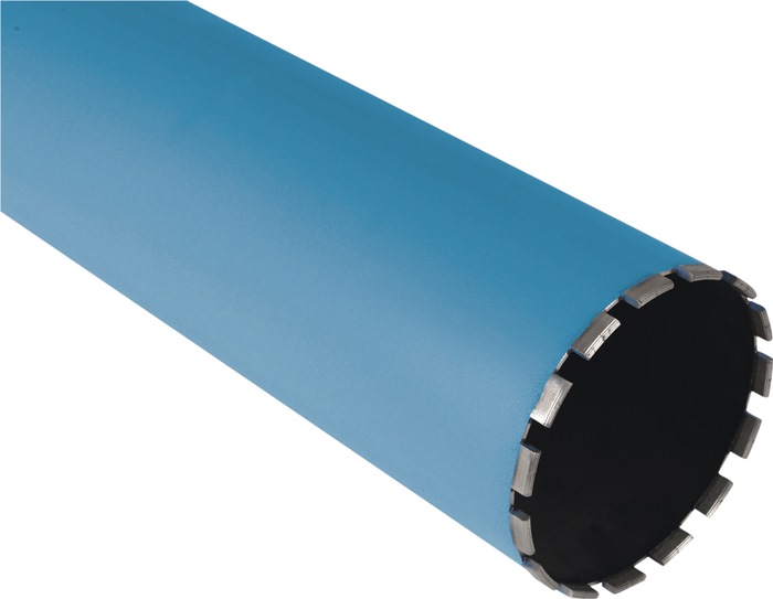 TYROLIT 34017779 Diamantbohrkrone Premium D. 202 mm Länge 450 mm geeignet für Be