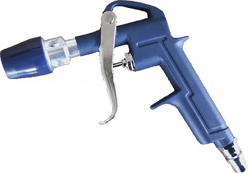 Blaspistole Turbo Kupplungsstecker DN 7,2 m.Turbo-Aufsatz AEROTEC Turbo-Aufsatz (Ø 20 mm) saugt durch den entstehenden Unterdruck beim Betätigen durch 4 Öffnungen zusätzlich Luft in die Pistole und erhöht damit das Austritts-Luftvolumen · zum Aus- und Tro