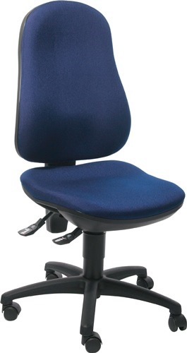 TOPSTAR 8170G26 Bürodrehstuhl  mit Permanentkontakt royalblau 420-550 mm Tragfäh