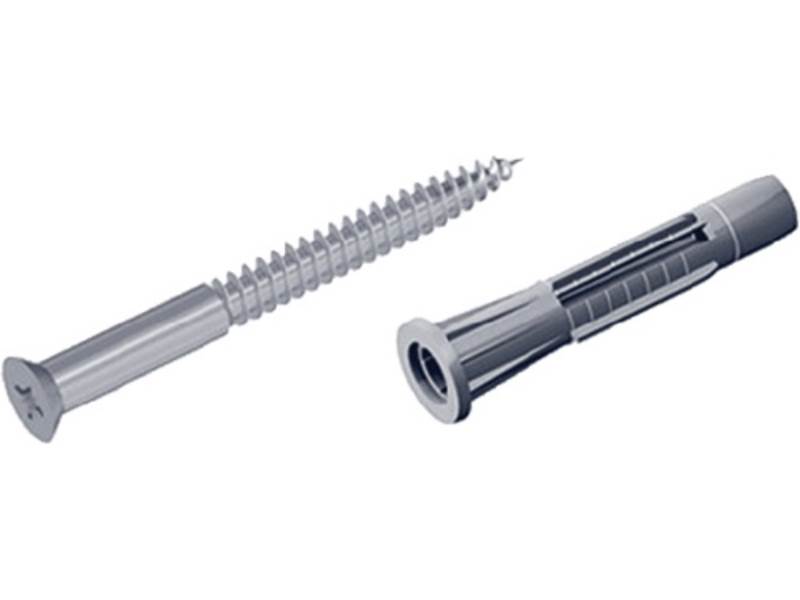 ALFER ALUMINIUM 11602-00000 Schrauben-Set 11602 4,5x60 mm Stahl verzinkt mit Düb