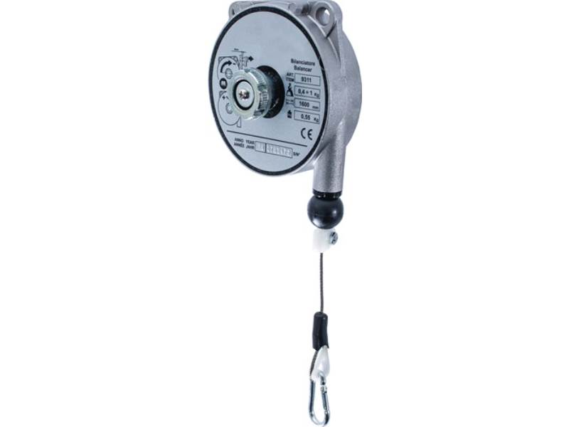 PLANETA G30001 Federzug TCN 9312 Tragfähigkeit 1-2 kg Edelstahl-Drahtseil Seillä