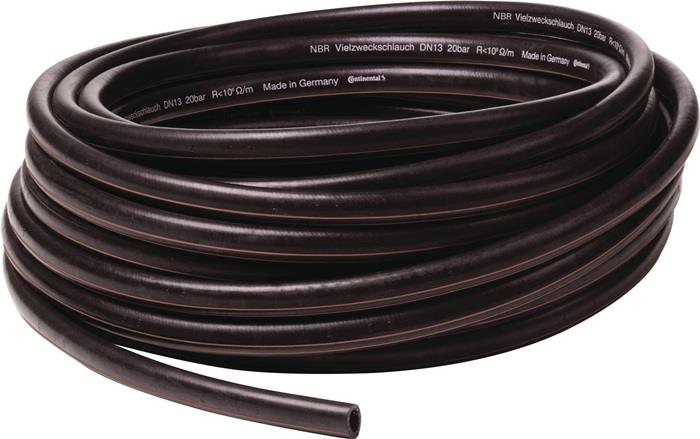 TECWERK  NBR-Vielzweckschlauch  Innen-Ø 25 mm Wandstärke 5 mm Länge 40 m