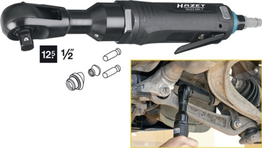 HAZET 9022SR-1 Druckluftratschenschrauber 9022SR-1 12,5 mm (1/2'') 4-kt. 102 Nm