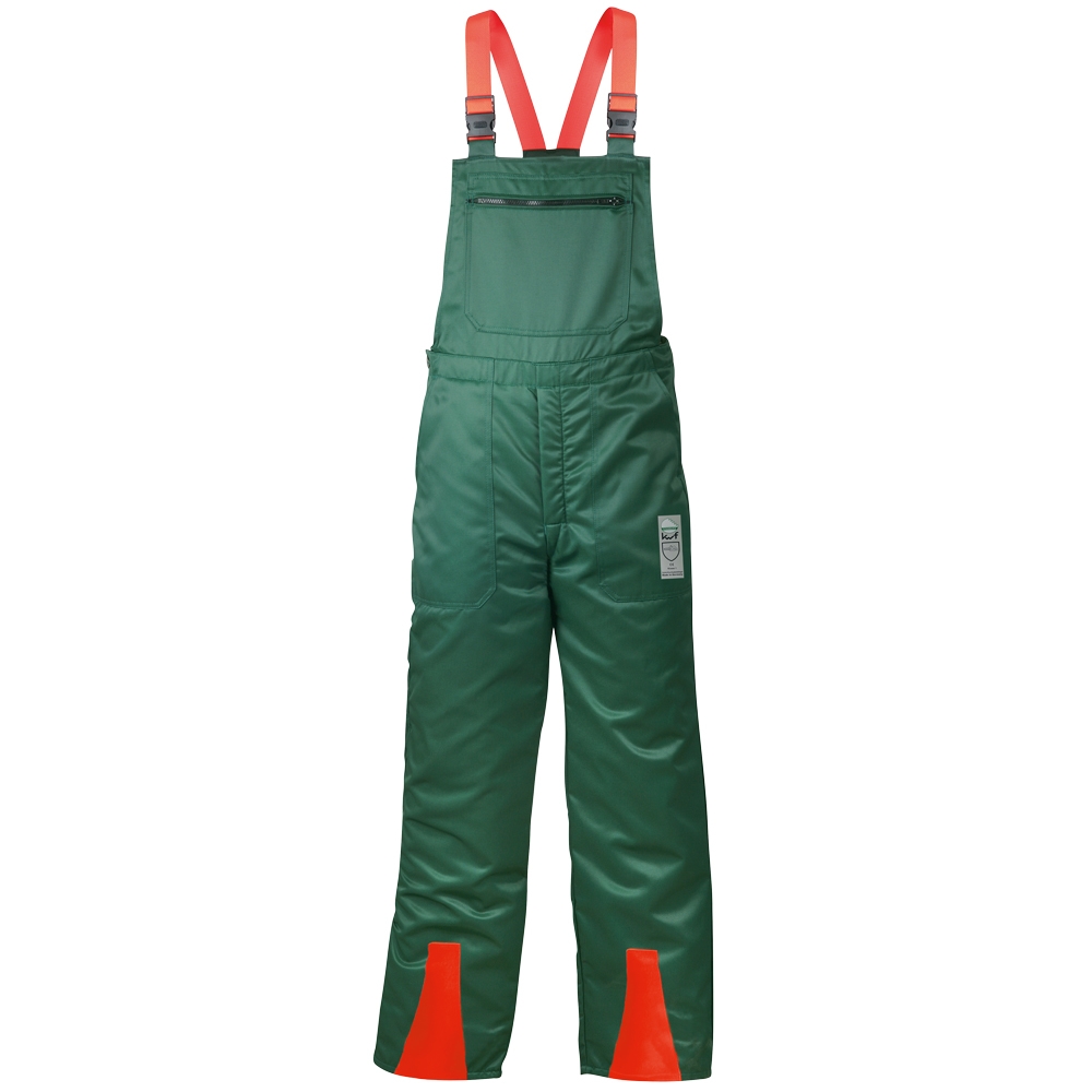 Gr .58 *ERLE* SCHNITTSCHUTZLATZHOSE GRÜN grün *ERLE* Forest protection dungaree