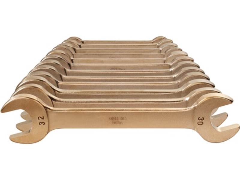 ENDRES TOOLS 0010000S Doppelmaulschlüssel-Satz  12-teilig SW6-32 mm Aluminium-Me