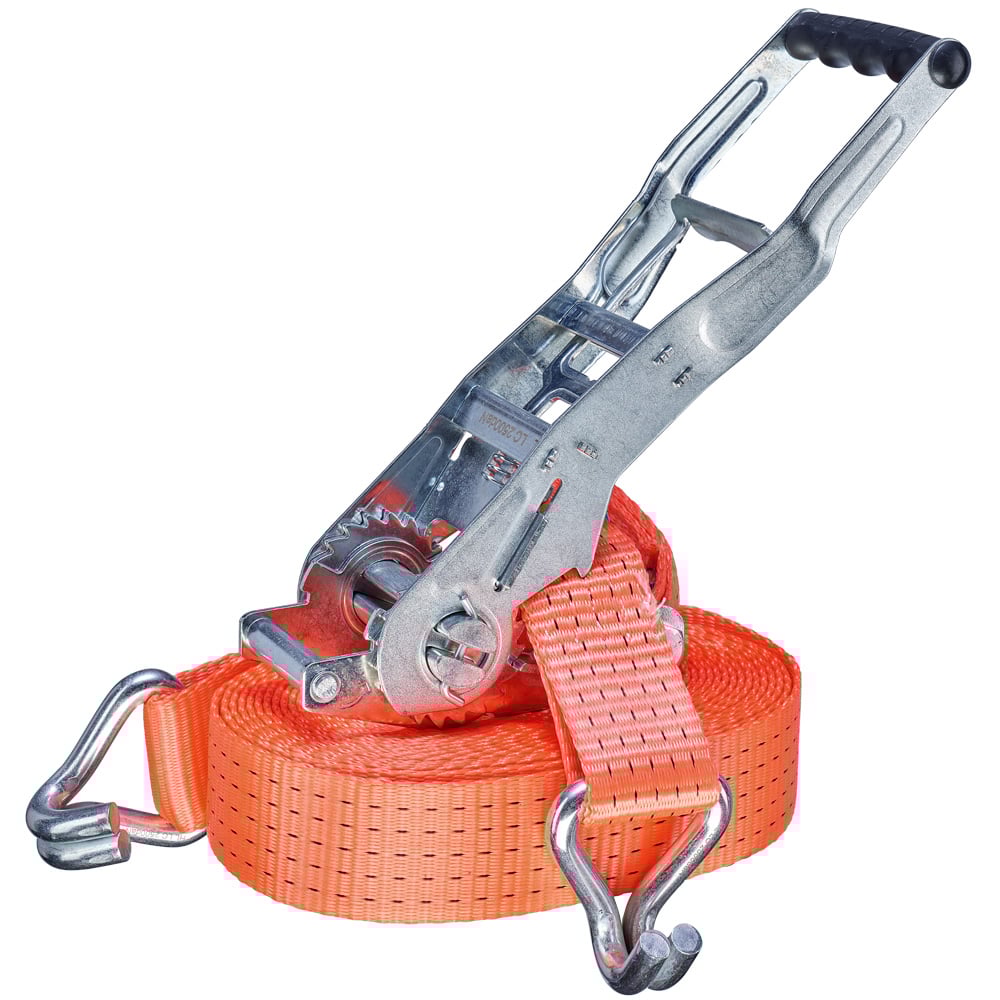 Gr .8 Meter RATSCHEN-ZURRGURT, 2-TEILIG, MIT LANGHEBELZUGRATSCHE  CARGO-LASHING-