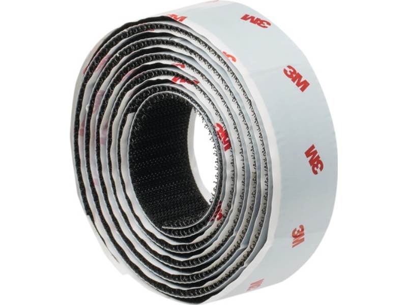 3M 7100123266 Haken- und Schlaufenband SJ352B schwarz Länge 1,25 m Breite 25 mm