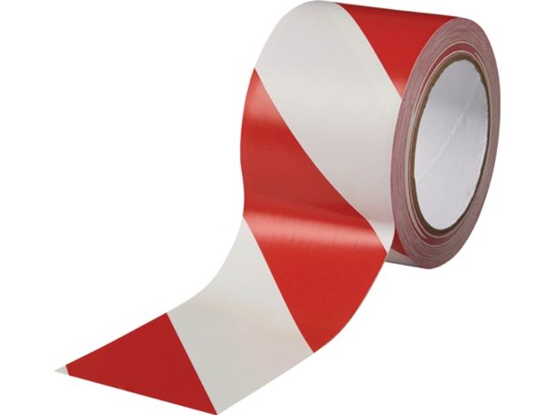 ROCOL RS 56016 Bodenmarkierungsband Easy Tape PVC rot/weiß Länge 33 m Breite 75