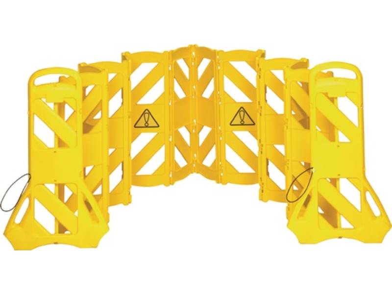 RUBBERMAID FG9S1100YEL Absperrgitter  Polyethylen gelb B600xH1000mm mobil, 16-tl