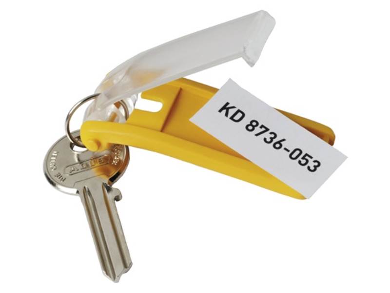 1957-07 Schlüsselanhänger dunkelblau Kunststoff