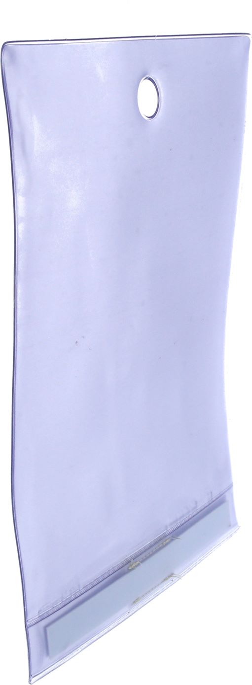 Isolierbeutel für Stecker, 225 x 305 mm zum Isolieren von Steckerntransparente Polyvinyltaschemit Klettverschluss und Öse