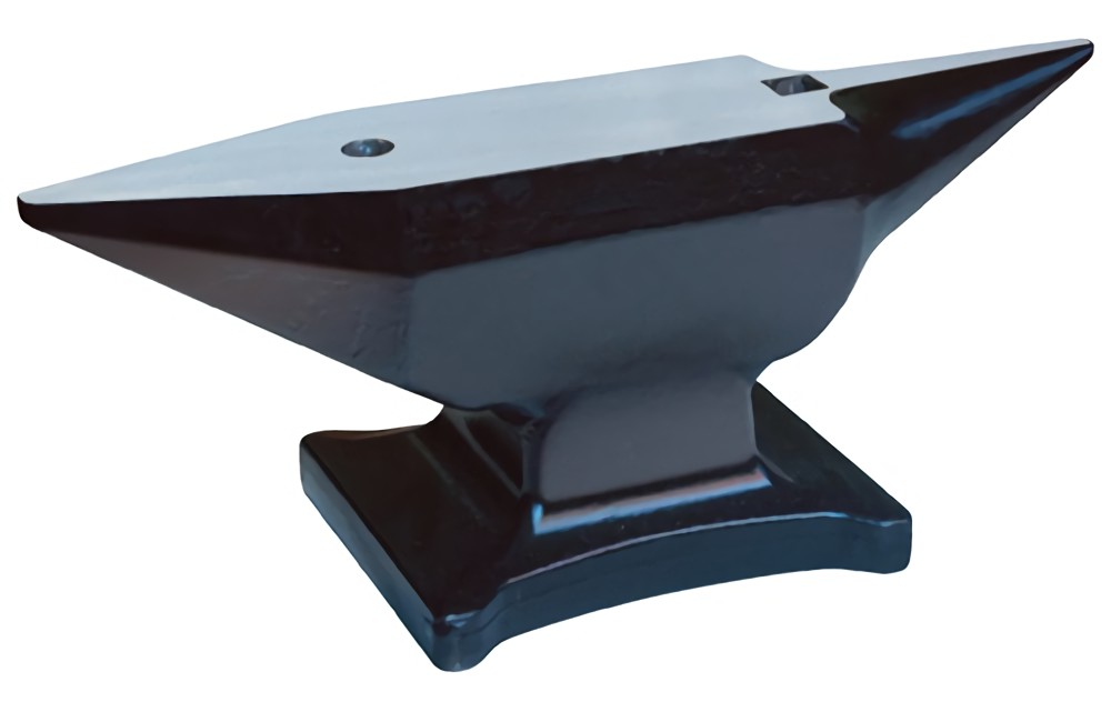 KANCA 61601010075 Amboss  75 kg mit zwei Hörnern Stahl geschmiedet