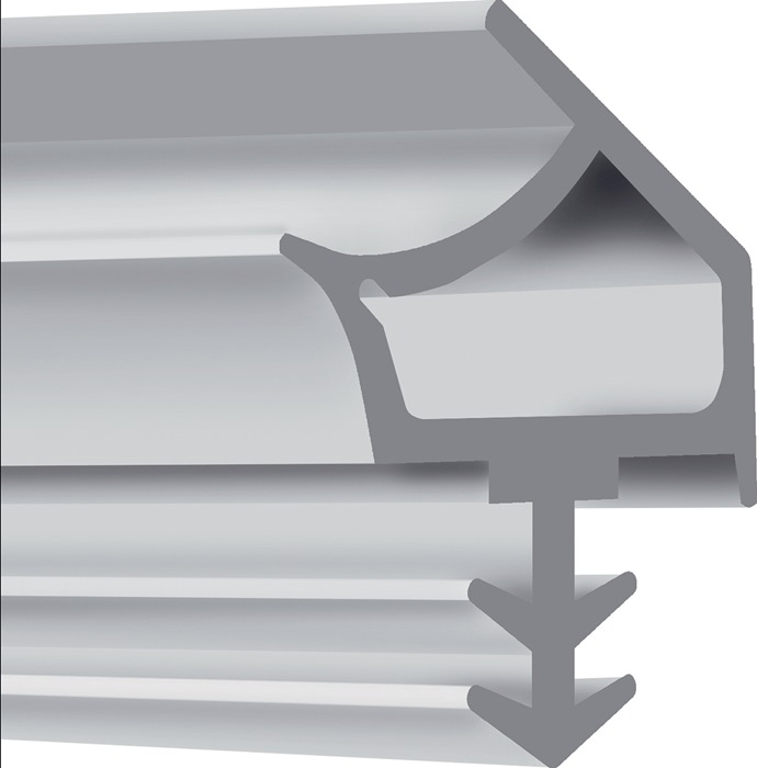 ELLEN 0500141 Türanschlagdichtung K2953 DIY Länge 5 m zum Einfräsen TPE blank weiß  Holzzargendichtung · zum Einfräsen · TPE (Thermoplastische Elastomere) · in DIY Verpackung