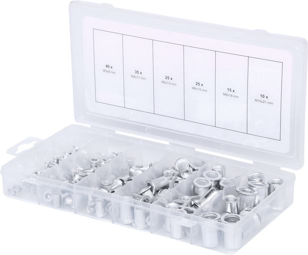 KS Tools 970.0620 Sortiment Gewindenieten, Aluminium