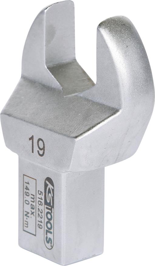 KS Tools 516.2219 14x18mm Einsteck-Maulschlüssel, 19mm