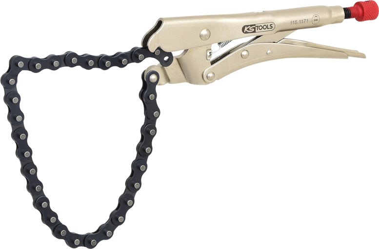 KS Tools 115.1171 Ketten-Gripzange, 220mm