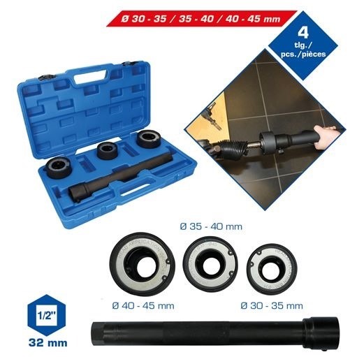 Brilliant Tools  BT661350 Spurstangenwerkzeug-Satz, 4-tlg.