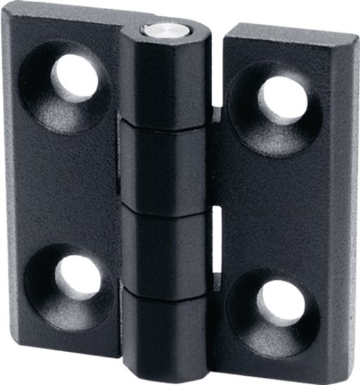 GANTER 237-ZD-40-40-A-SW Scharnier GN 237 Höhe 40 mm Breite 40 mm Stärke 5 mm Zi