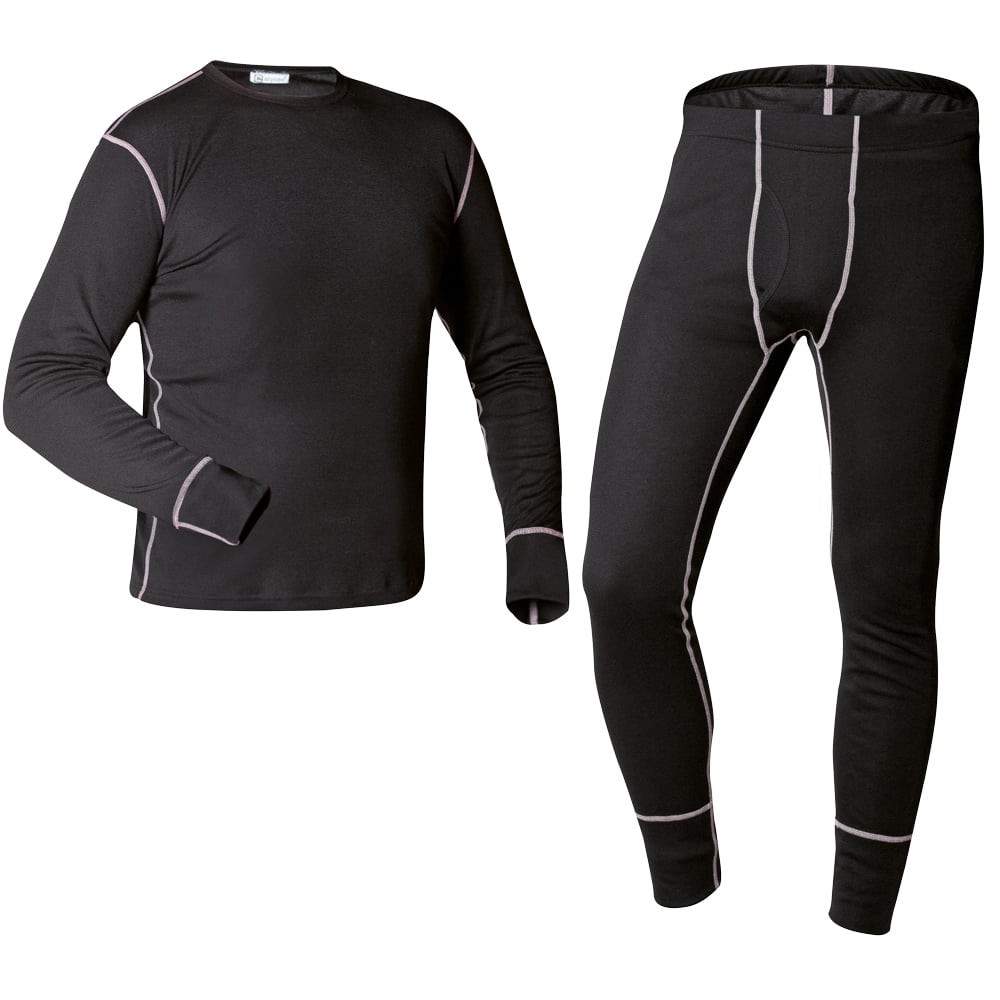 Gr .2XL (62/64) *DELPHI* FUNKTIONSUNTERWÄSCHE-SET schwarz *DELPHI* FUNCTIONAL UN