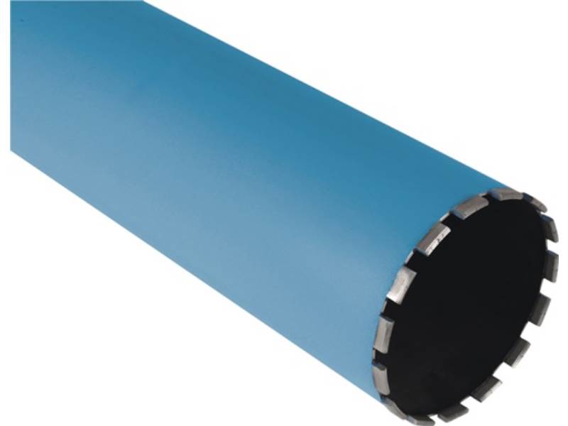 TYROLIT 34018511 Diamantbohrkrone Premium D. 122 mm Länge 450 mm geeignet für Be