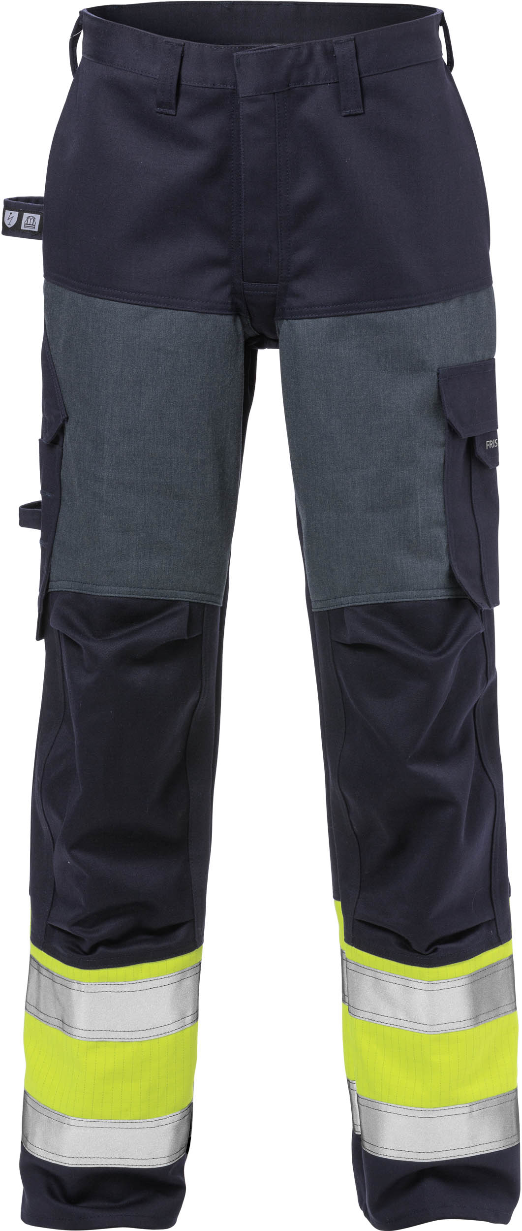 FRISTADS 125951-171 Flame High Vis Hose Damen Kl. 1 2591 FLAM  Gr.50 Warnschutz-