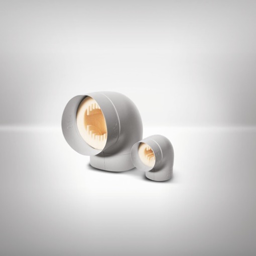 ARMACELL AL-ABO-3530 Bogen 100GEG Cu-/Fe-Rohr Armalok 35/33,7mm, PVC Dämmschicht