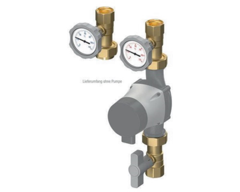 FLAMCO M61127.1 Pumpen-Absperrset C+R 1Zoll 1Zoll