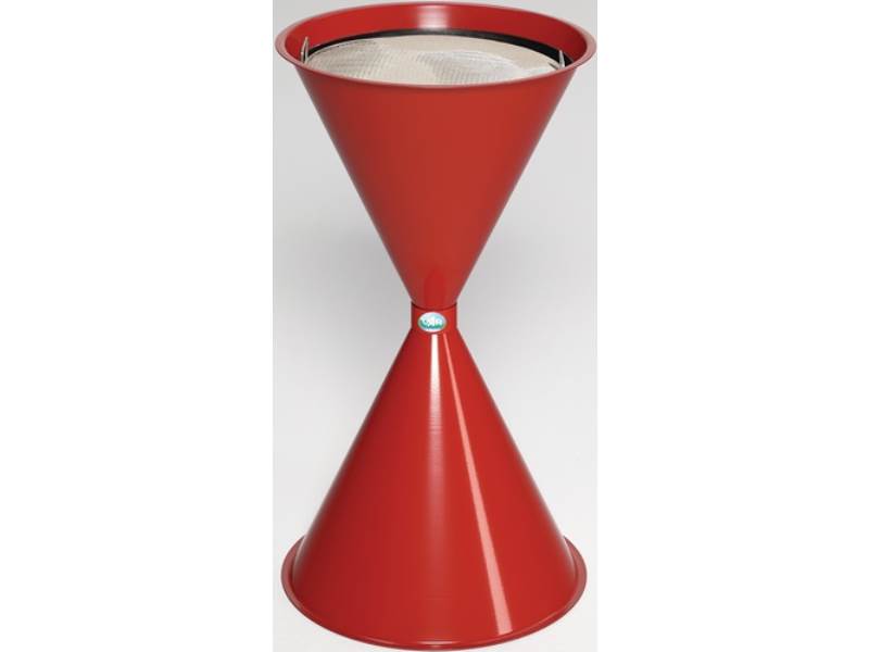 VAR 1165 Standascher  D400xH730mm rot Stahlblech