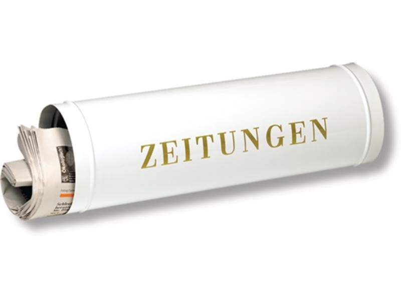 BURG-WÄCHTER 800W Zeitungsbox 800  Breite 400 mm weiß Stahl