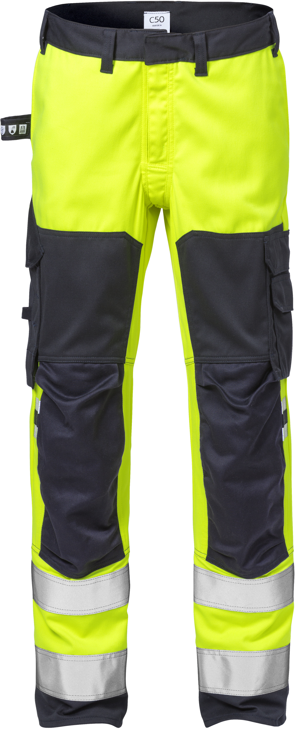 Fristads 129517-171-D96 Flamestat High Vis Stretchhose, Kl. 2 2161 ATHF Flamesta