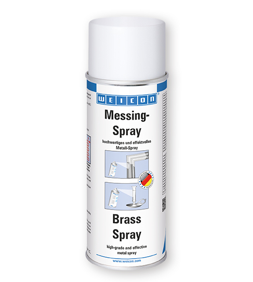 WEICON Messing-Spray 400 ml
WEICON Messing-Spray ist eine reine Metallbeschichtung im messing- typischen Farbton. Geeignet zum Schutz und zur optischen Aufwertung unterschiedlicher Materialien.
Anwendungsgebiete
- Restaurationsarbei