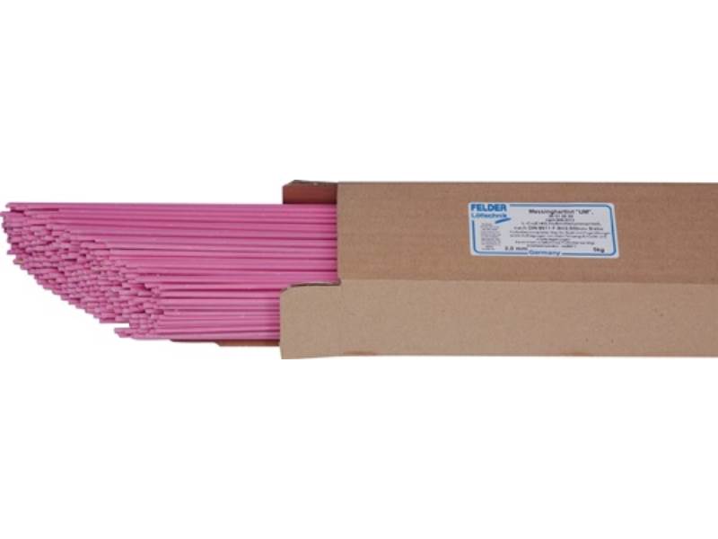 FELDER 300130501 Messinghartlot UM 3x500mm L-Cu Zn 40 flussmittelummantelt 5 St.