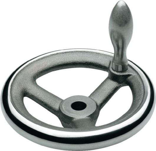 GANTER 950-GG-200-B20-D Handrad GN 950 b 22 mm d1 200 mm d2 20 mm