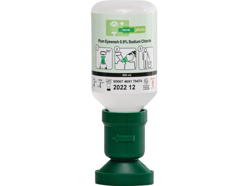 PLUM 4691 Augenspülflasche  200 ml 3 Jahre (ungeöffnete Flasche) DIN EN15154-4